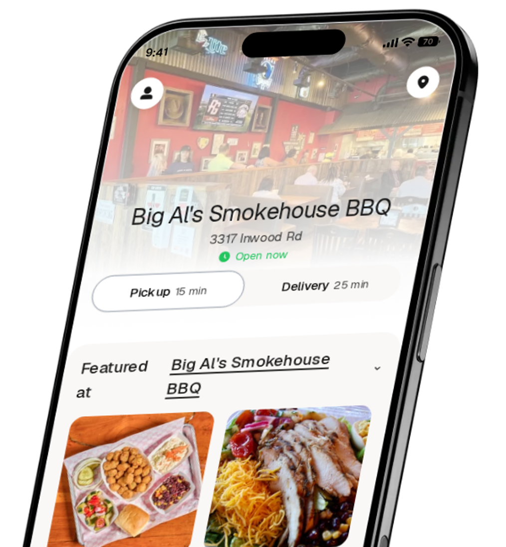 Big Al's Smokehouse BBQ app preview