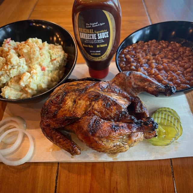 1/2 Chicken Dinner with 2 Sides (Summer Special).