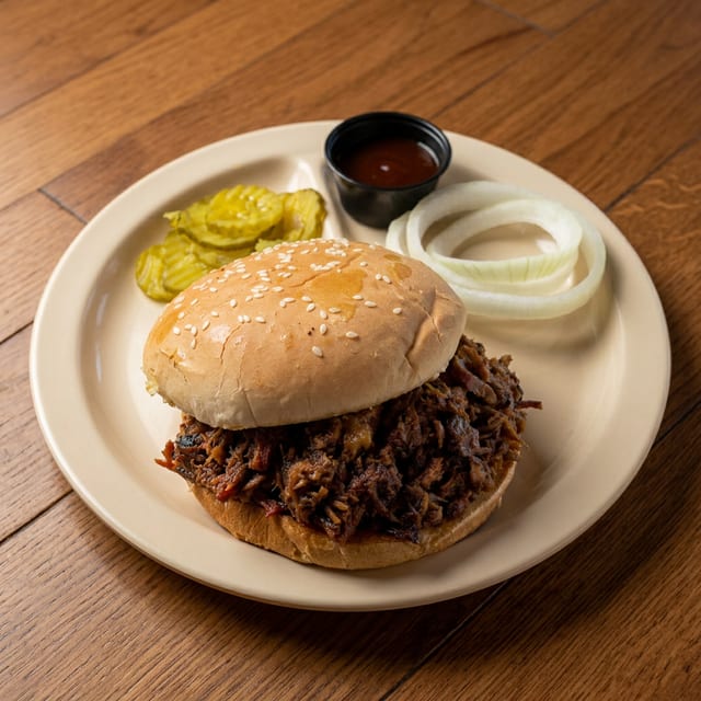 Big BBQ Sandwich.