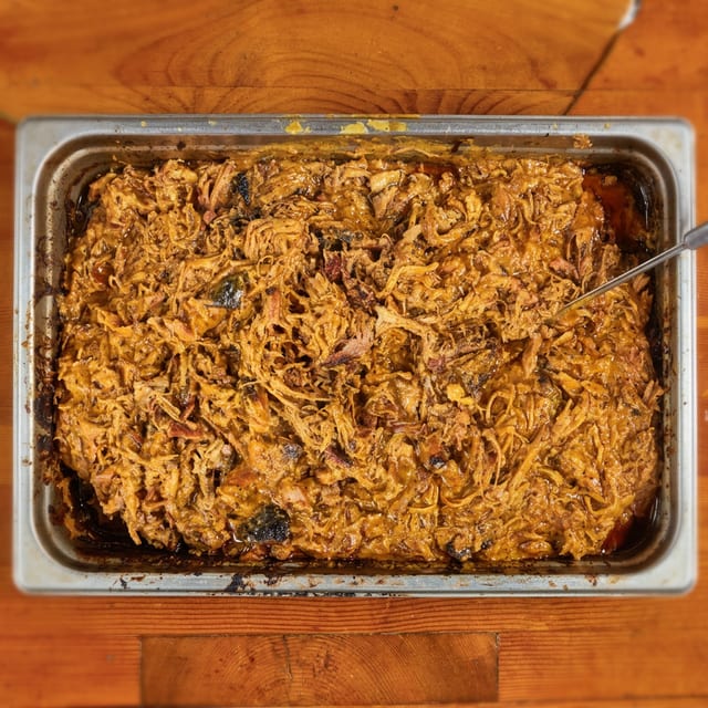 Half Pound Pulled Pork.
