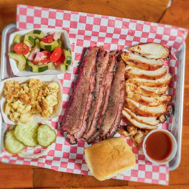 2 or 3 Meats with 2 Sides.
