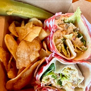 Creole Chicken Salad Wrap