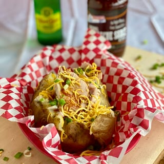 Giant Overstuffed Potato with Choice of Topping